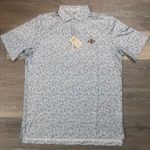 Peter Millar Summer Comfort Polo Shirt Mens Large Iowa State University (NEW)